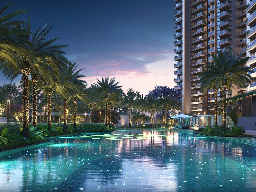 The 55 m main pool — artist's impression